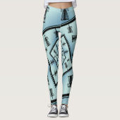 Leggings Paniers de golf de disques tournants (Devant)