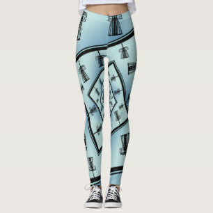 Leggings Paniers de golf de disques tournants