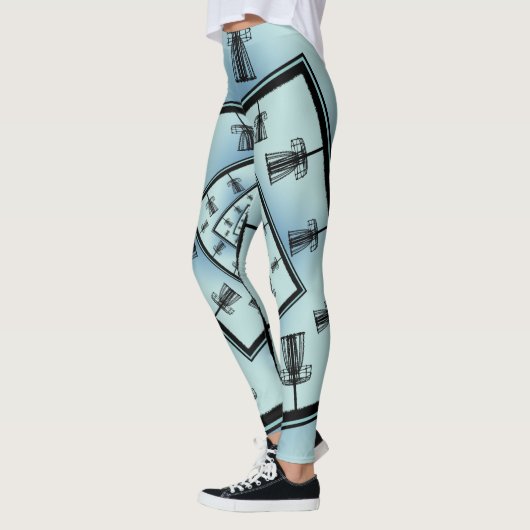 Leggings Paniers de golf de disques tournants (Gauche)
