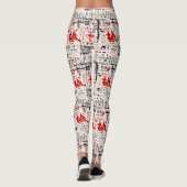 Leggings Panneau d'affichage déchiré étranger (Dos)