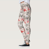 Leggings Panneau d'affichage déchiré étranger (Gauche)
