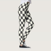 Leggings Panneau de contrôle noir et blanc désactivé (Droite)