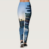 Leggings Panneau de la baie Pensacola Coucher de soleil par (Dos)