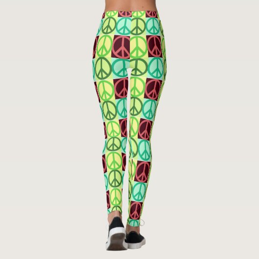 Leggings Panneau de paix (Dos)