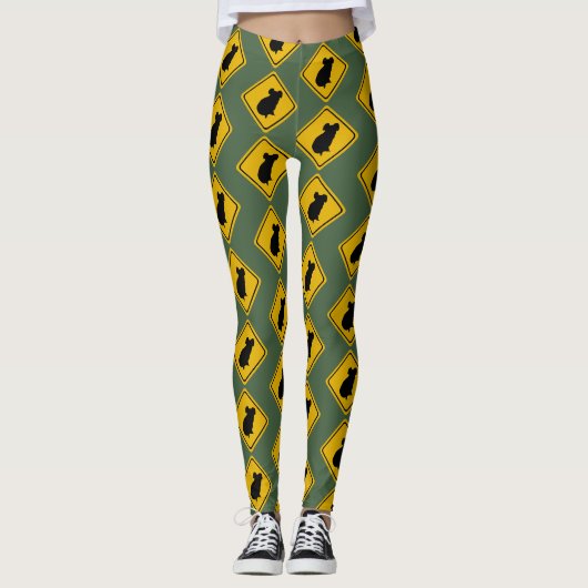 Leggings panneau routier koala (Devant)