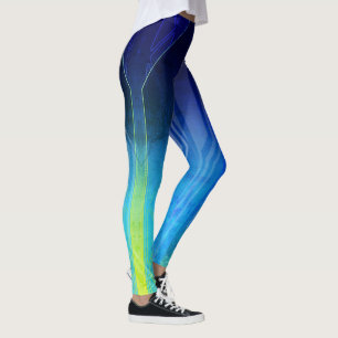 Leggings Panneau Sci-Fi Chaos Etherial Holographique