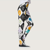 Leggings Panneau solaire Zodiac Calendrier Astrologie Thund (Droite)