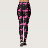 LEGGINGS PANNEAUX YOGA FLAMANT ROSE ROSE (Dos)