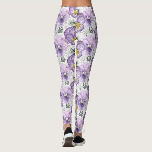 Leggings Pansy motif (Dos)