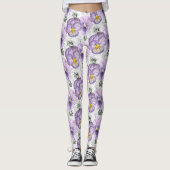 Leggings Pansy motif (Devant)