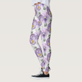 Leggings Pansy motif (Gauche)