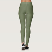 Leggings Pantalon boho vert olive (Dos)