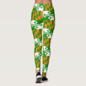 Leggings Pantalon chanceux de yoga de guêtres de drapeau du (Dos)