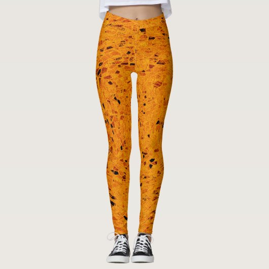 Leggings Pantalon couleur chameau (Devant)