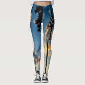 Leggings pantalon de drapeau américain (Devant)