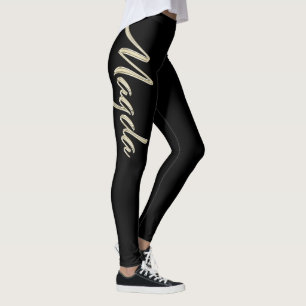 Leggings Pantalon de Magda white gold