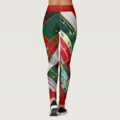 Leggings Pantalon de Noël fou (Dos)