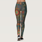 Leggings Pantalon de yoga coloré (Dos)