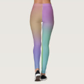 Leggings Pantalon de yoga d'arc-en-ciel de lapin (Dos)