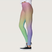 Leggings Pantalon de yoga d'arc-en-ciel de lapin (Gauche)