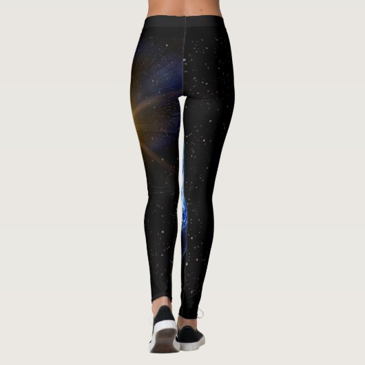 Leggings Pantalon de yoga d'aventure de l'espace (Dos)