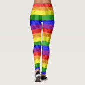 Leggings Pantalon de yoga de guêtres de drapeau (Dos)