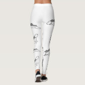 Leggings Pantalon de yoga de lapin (Dos)