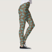 Leggings Pantalon de yoga de lézard vert (Droite)
