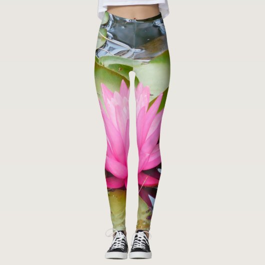 Leggings pantalon de yoga de lotus (Devant)