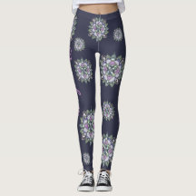 Pantalon de yoga de mandala d'aquarelle