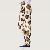 Leggings Pantalon de yoga Empreinte de léopard (Gauche)
