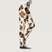 Leggings Pantalon de yoga Empreinte de léopard (Droite)