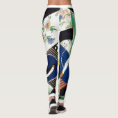 Leggings Pantalon de yoga féminin à la mode Abstraite d'art (Dos)
