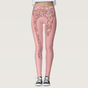 Leggings Pantalon de Yoga Motif chic avec Parties scintilla
