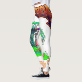 Leggings Pantalon de Yoga RIPTIDE Logo Surfeur (Gauche)