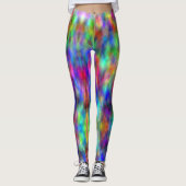 Leggings Pantalon d'exercice pour femmes Rainbow Tie Dye Le (Devant)