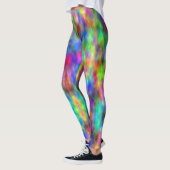 Leggings Pantalon d'exercice pour femmes Rainbow Tie Dye Le (Gauche)