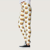 Leggings Pantalon d'hamburger (Gauche)