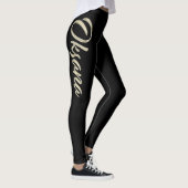 Leggings Pantalon d'Oksana white gold (Droite)