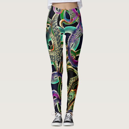 Leggings Pantalon du yoga des femmes de guêtres de l'espace (Devant)