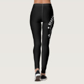 Leggings Pantalon/guêtres de yoga de RAM, noires (Dos)