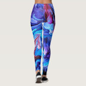 Leggings Pantalon liquide de yoga d'art (Dos)