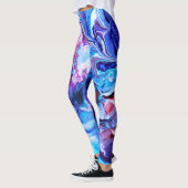 Leggings Pantalon liquide de yoga d'art (Gauche)