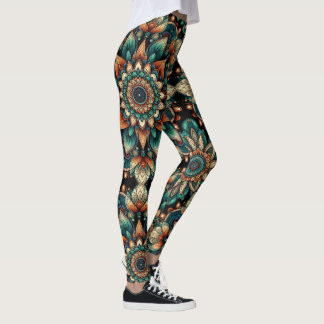 Leggings Pantalon Motif de fleurs africaines - Gras et Vibr