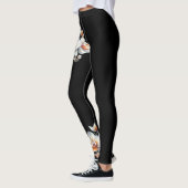 Leggings pantalon orchidée (Gauche)