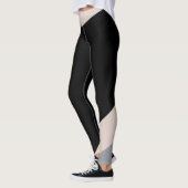 Leggings Pantalon rose/gris/noir de yoga (Gauche)