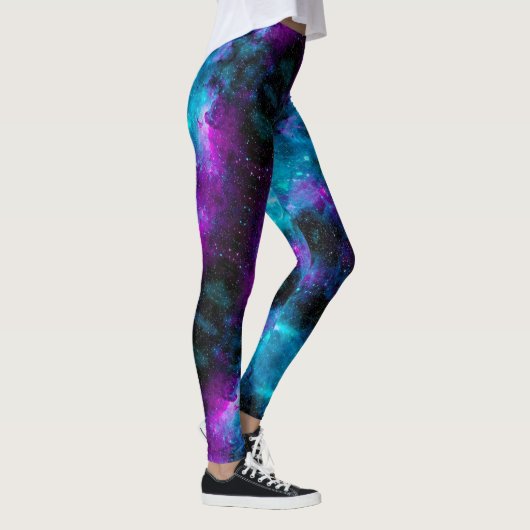 Leggings Pantalon spatial ! Les étoiles d'Aqua Rose s'amuse (Droite)
