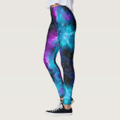 Leggings Pantalon spatial ! Les étoiles d'Aqua Rose s'amuse (Gauche)