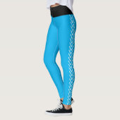 Leggings Pantalons bleus de baseball féminin ou de softball (Gauche)