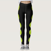 Leggings Pantalons de compression de balle de tennis (Devant)
